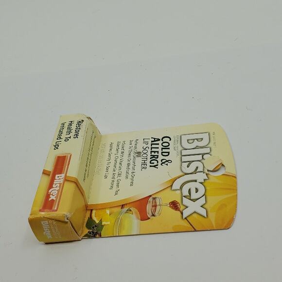 Blistex COLD AND ALLERGY Lip Soother Balm Sealed Discontinued Item - Picture 5 of 5